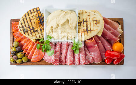 Kalte Fleischplatte Stockfoto