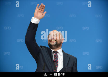 Berlin, Deutschland, Martin Schulz, SPD, Präsident des Europäischen Parlaments Stockfoto