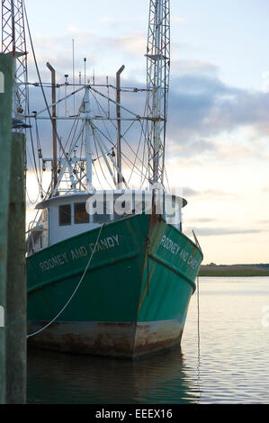 Garnelen Boot, Apalachicola, Florida Stockfoto