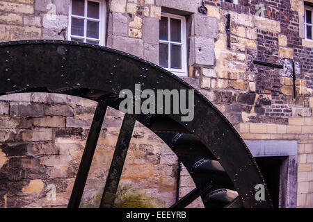 Wassermühle Bisschopsmolen in Maastricht, Limburg, Niederlande Stockfoto