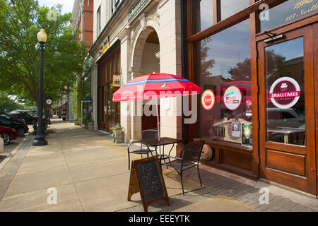 Straße, Thomasville, Georgia Stockfoto