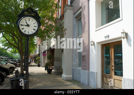 Straße, Thomasville, Georgia Stockfoto