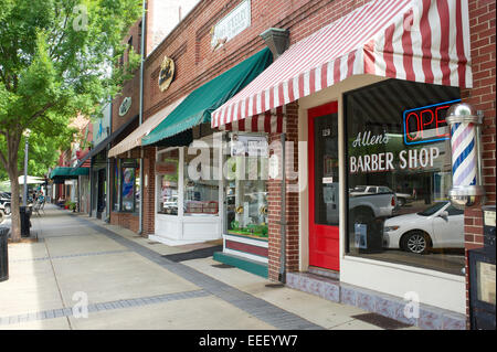 Straße, Thomasville, Georgia Stockfoto