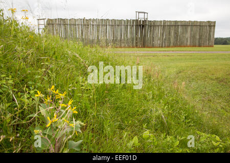 Andersonville National Historic Site beherbergt das ehemalige Camp Sumter konföderierten Kriegsgefangenenlager wo 45.000 Union Gefangenen 6. Mai 2013 Andersonville, Georgia ausgetragen wurden. Stockfoto