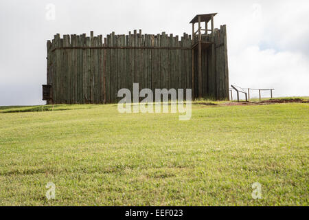 Andersonville National Historic Site beherbergt das ehemalige Camp Sumter konföderierten Kriegsgefangenenlager wo 45.000 Union Gefangenen 6. Mai 2013 Andersonville, Georgia ausgetragen wurden. Stockfoto