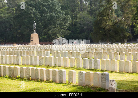 Andersonville National Historic Site Friedhof 6. Mai 2013 in Andersonville, Georgia. Stockfoto