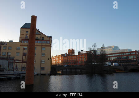 "Der fünfte Schornstein" von Jan Svenungsson Norrköping Schweden Stockfoto