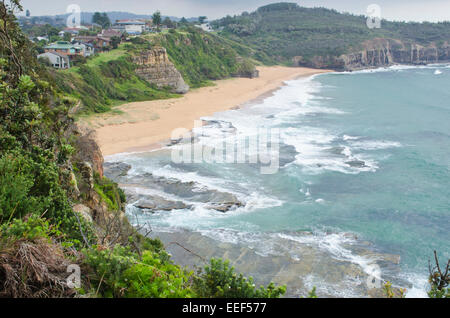 Turimetta Beach, Teil des Narrabeen Head Aquatic Reserve. Stockfoto