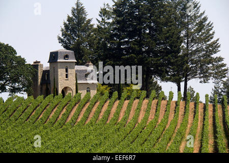 Residenz in Terra Valentine Winery, Napa Valley, Kalifornien, USA Stockfoto