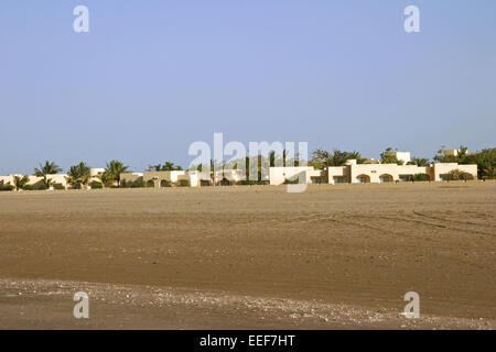 Sultanat Oman Reisen Hotel Al Sawadi Beach Resort Arabische Halbinsel Naher Osten Sultanat Ausflugsziel Sehenswuerdigkeit Touris Stockfoto