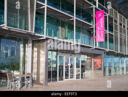 Eingang zum National Glass Centre, Sunderland, Nordostengland, UK Stockfoto