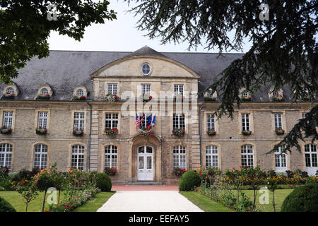 Rathaus von Carentan, Normandie, Frankreich Stockfoto