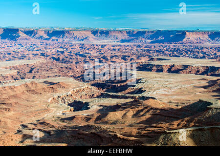 Grand View Point Overlook, Canyonlands National Park, Utah, USA Stockfoto