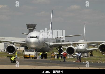 Airbus 340/600 Verkehrsflugzeug Stockfoto