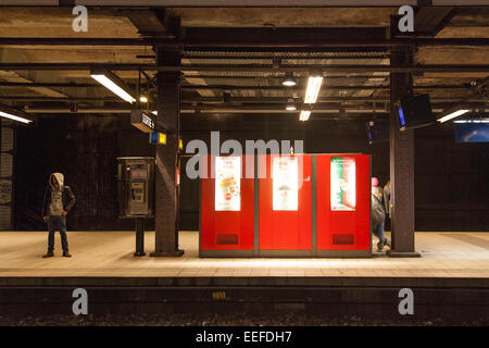 Metro Station, Paris, Frankreich Stockfoto
