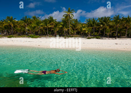 Schnorcheln vor Fadol Insel, Kai-Inseln, Molukken, Indonesien Stockfoto