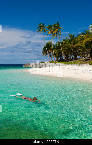 Schnorcheln vor Fadol Insel, Kai-Inseln, Molukken, Indonesien Stockfoto