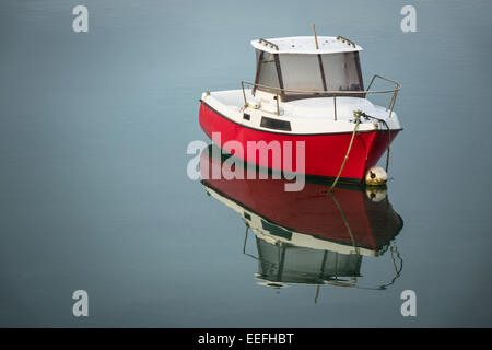 Boot in der Bretagne in der Nähe von Ploumanac'h (Frankreich) Stockfoto