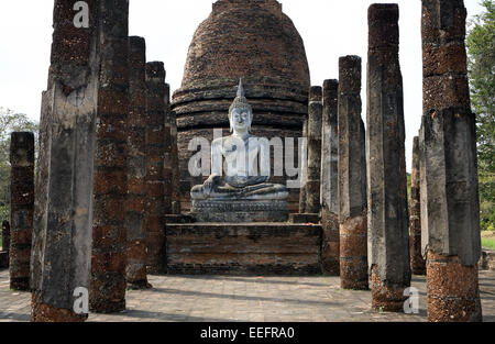 Sukhothai, Thailand, Wat Sorasak in Sukhothai Historical Park Stockfoto