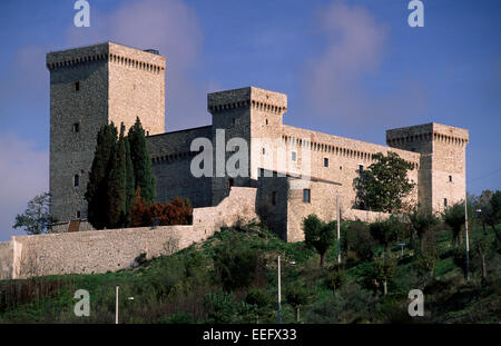 Italien, Umbrien, Narni, Burg Stockfoto