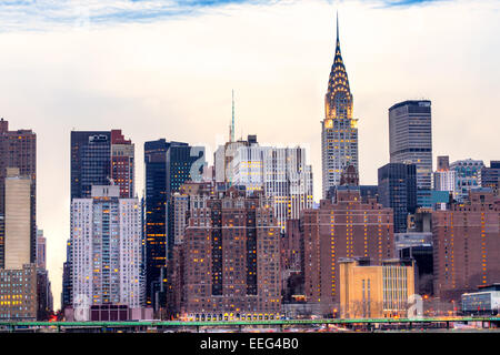Skyline von Midtown Manhattan, New York City. USA. Stockfoto