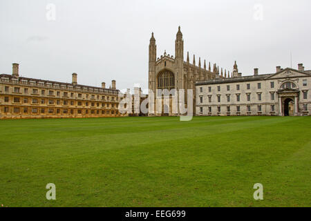 Clare College und King es College in Cambridge, England. Stockfoto