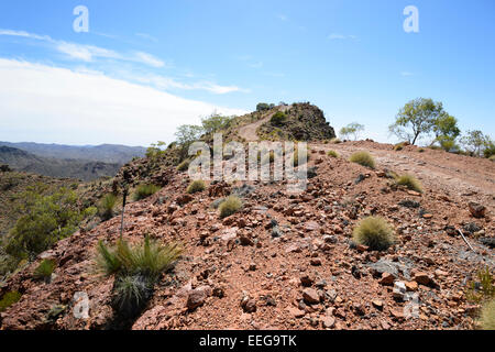 Extrem 4x4 Track to the Ridge Top, Arkaroola Resort and Wilderness Sanctuary, Flinders Ranges, South Australia Stockfoto