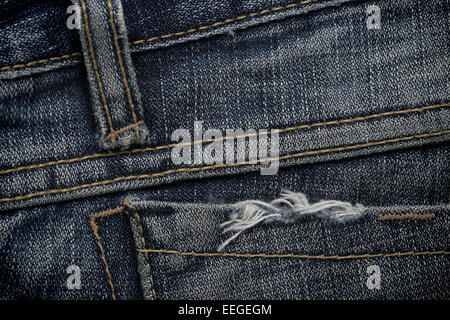 Der Teil der Jeans Textur Lappen für den Hintergrund Stockfoto