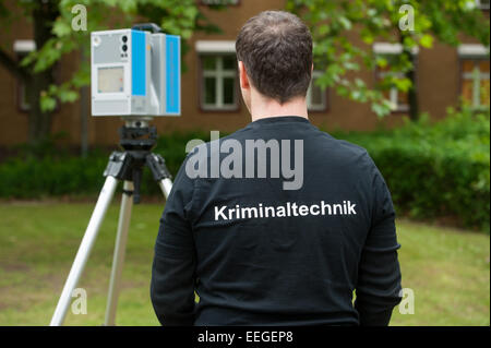 Berlin, Deutschland, Präsentation der Imager, 3D Laserscanner Stockfoto