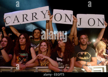 Deep Purple live in Konzert am Jazine Concert Hall wo durchführen: Zadar, Kroatien: 15. Juli 2014 Stockfoto