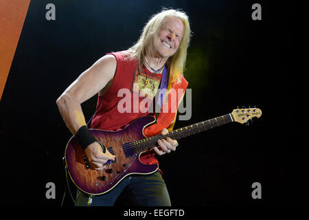 Deep Purple live in Konzert im Jazine Concert Hall Featuring durchführen: Steve Morse wo: Zadar, Kroatien: 15. Juli 2014 Stockfoto