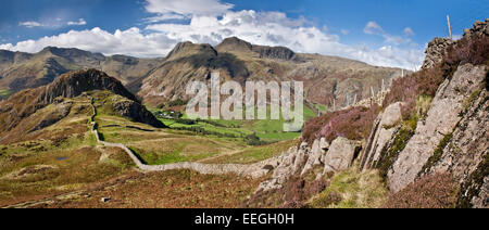 Langdale Pikes, Lake District, Cumbria. England-UK Stockfoto