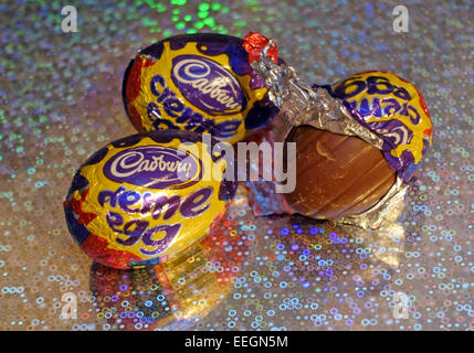 Cadbury Creme Eiern, London Stockfoto