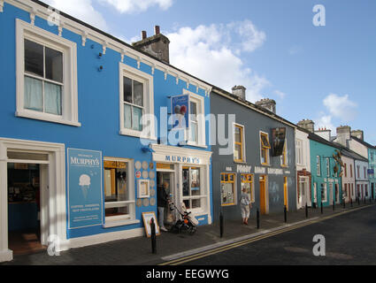 Murphy's Eisdiele und Paddy Bawn Brosnan Bar in Strand Street Dingle County Kerry Irland Stockfoto