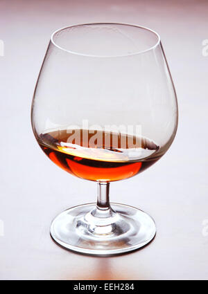 Glas cognac Stockfoto