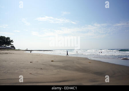 Philippinen sandigen Strand, La Union Beach, Playa de San Juan Stockfoto