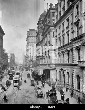 New York City, Snap Shatow, 42nd Street, mit Eingang zur Grand Central Station, um 1910 Stockfoto