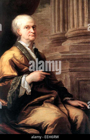 Porträt von Sir Isaac Newton, ca. 1710 Sir James Thornhill Stockfoto