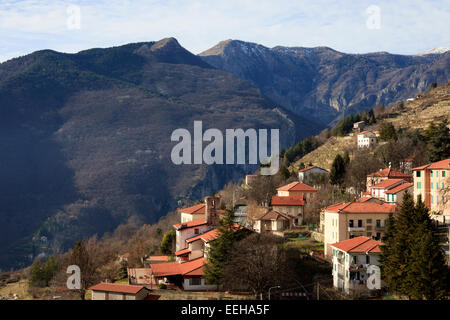 Die Hexen Dorf Triora, Imperia, Ligurien, Italien. Stockfoto