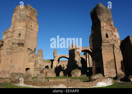 Caracalla-Thermen, antike römische Ruinen, in Rom, Italien Stockfoto