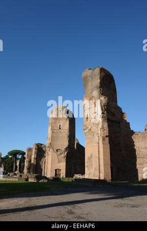 Caracalla-Thermen, antike römische Ruinen, in Rom, Italien Stockfoto