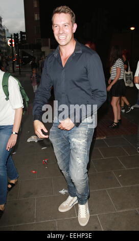 Prominente besuchen die "Haltung Hot 100 Party" in Paramount Featuring: Ashley Taylor Dawson wo: London, Vereinigtes Königreich bei: 17. Juli 2014 Stockfoto