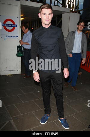 Prominente besuchen die "Haltung Hot 100 Party" in Paramount Featuring: Kieron Richardson wo: London, Vereinigtes Königreich bei: 17. Juli 2014 Stockfoto