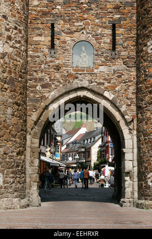 Mittelalterliche Tor in Bad Neuenahr-Ahrweiler, Deutschland Stockfoto