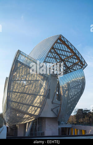 Fondation Louisvuitton Paris Frankreich Stockfoto