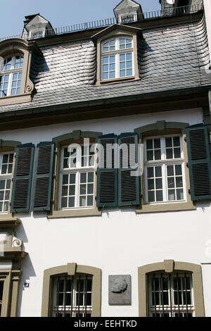 Karl Marxs Geburtsort in Trier, Deutschland Stockfoto