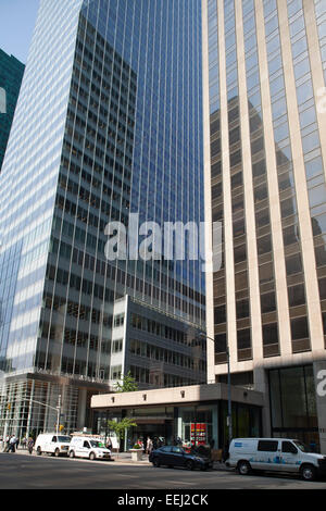 Bank von Amerika Turm und Wolkenkratzer, Midtown, 6th Avenue, Allee des Amerikas, Manhattan, New York, Usa, Amerika Stockfoto