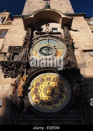 Prager Orloj (Tschechische Republik) Stockfoto