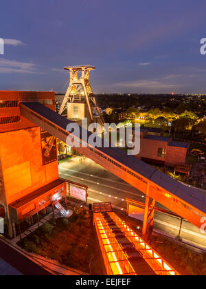 Zeche Zollverein, Weltkulturerbe, ehemalige, die größte Zeche der Welt, Essen, Deutschland Stockfoto