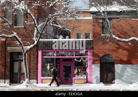 Milton Straße Plateau Mont-Royal Montreal Stockfoto